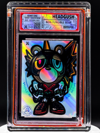 Headgush - Non-Fungible Bear - 1/1 Shiny Variant - #71 - Kanye West Graduation Bear Mascot Homage Art Card