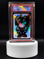 Headgush - Non-Fungible Bear - 1/1 Shiny Variant - #71 - Kanye West Graduation Bear Mascot Homage Art Card