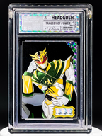 Headgush - Tragedy of Power - 1/1 ALPHA Variant - #26 - White Power Ranger Homage Art Card