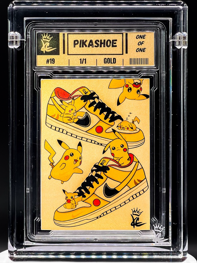 Kings Collectible - Pikashoe - Gold Variant  - #19 - Pikachu/Nike Homage - Sold out limited to 5 variants