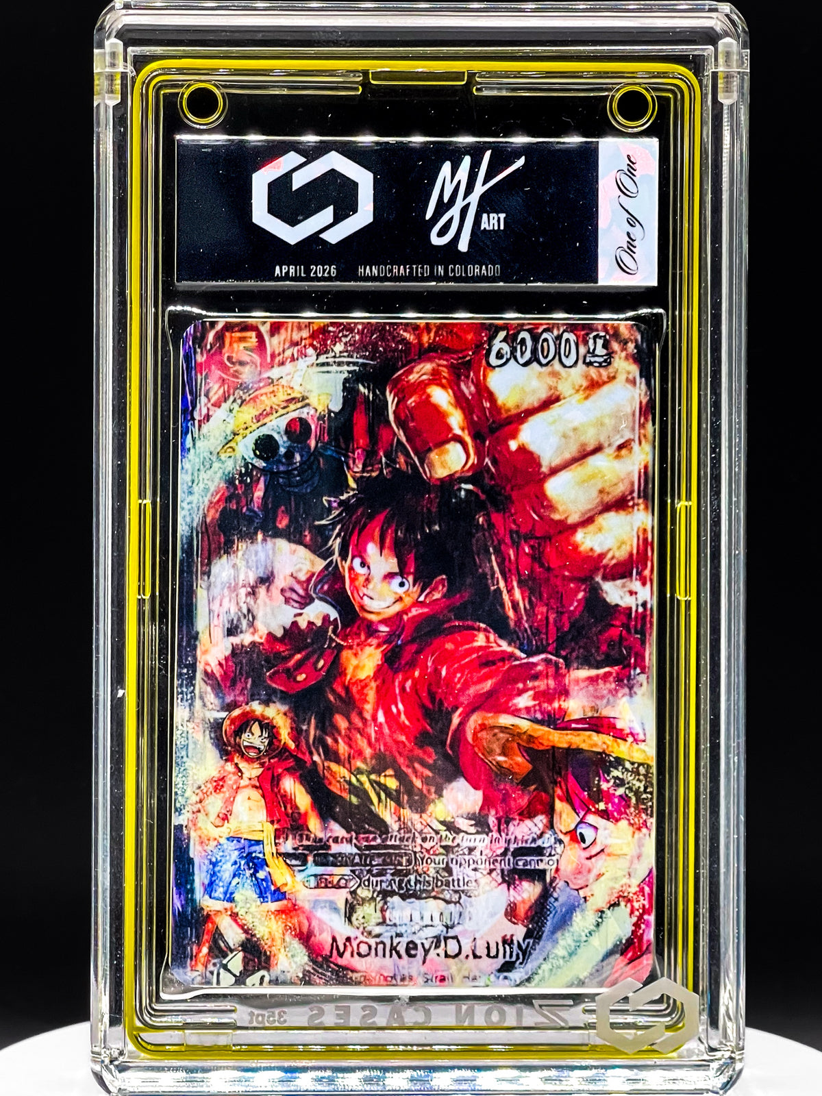 Collector Creative/Murray Henderson Collab - Monkey D. Luffy - Shatter Variant - One Piece Homage Art Card