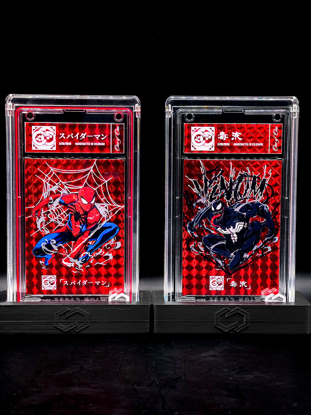 Collector Creative - Duo: Spider-Man & Venom - Ruby Variation - Art Card Set