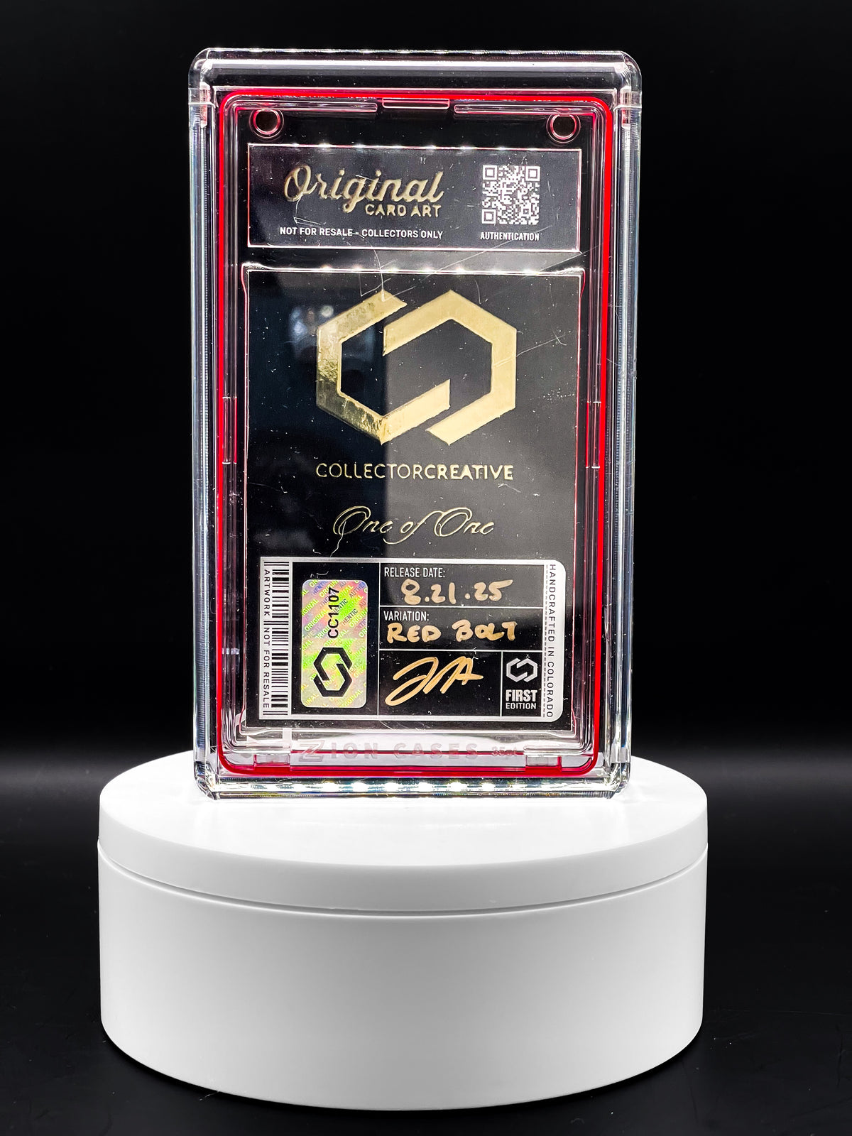 Collector Creative/Grails Collab - Duo: Captain Pikachu - Red and Blue Bolt Variant - Art Card Set