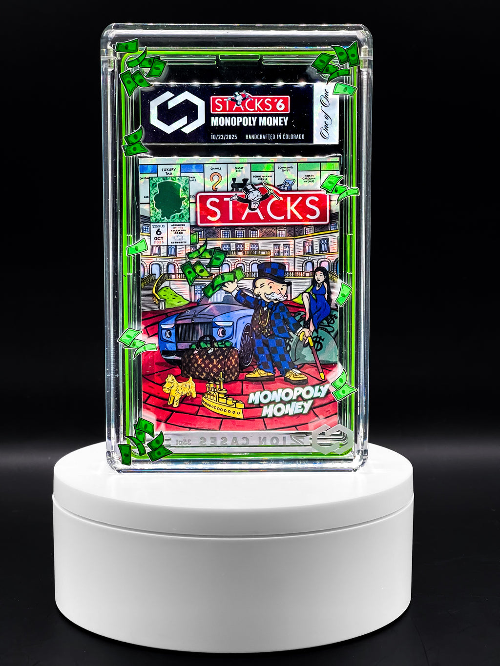Collector Creative - Stacks #6 - Monopoly Money - Vortex Variation - Art Card