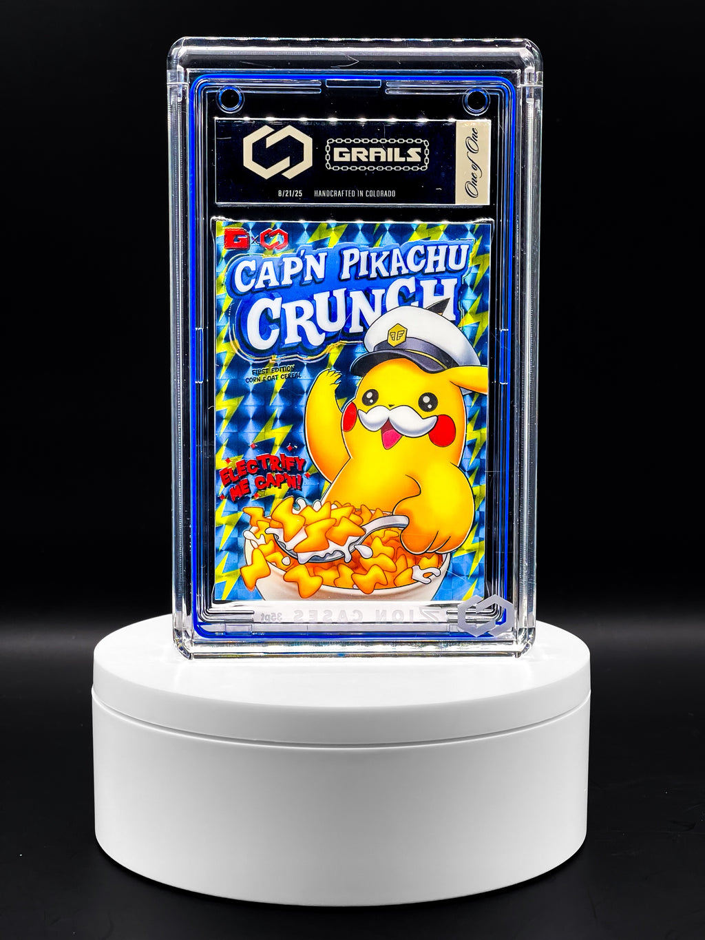 Collector Creative/Grails Collab - Duo: Captain Pikachu - Red and Blue Bolt Variant - Art Card Set