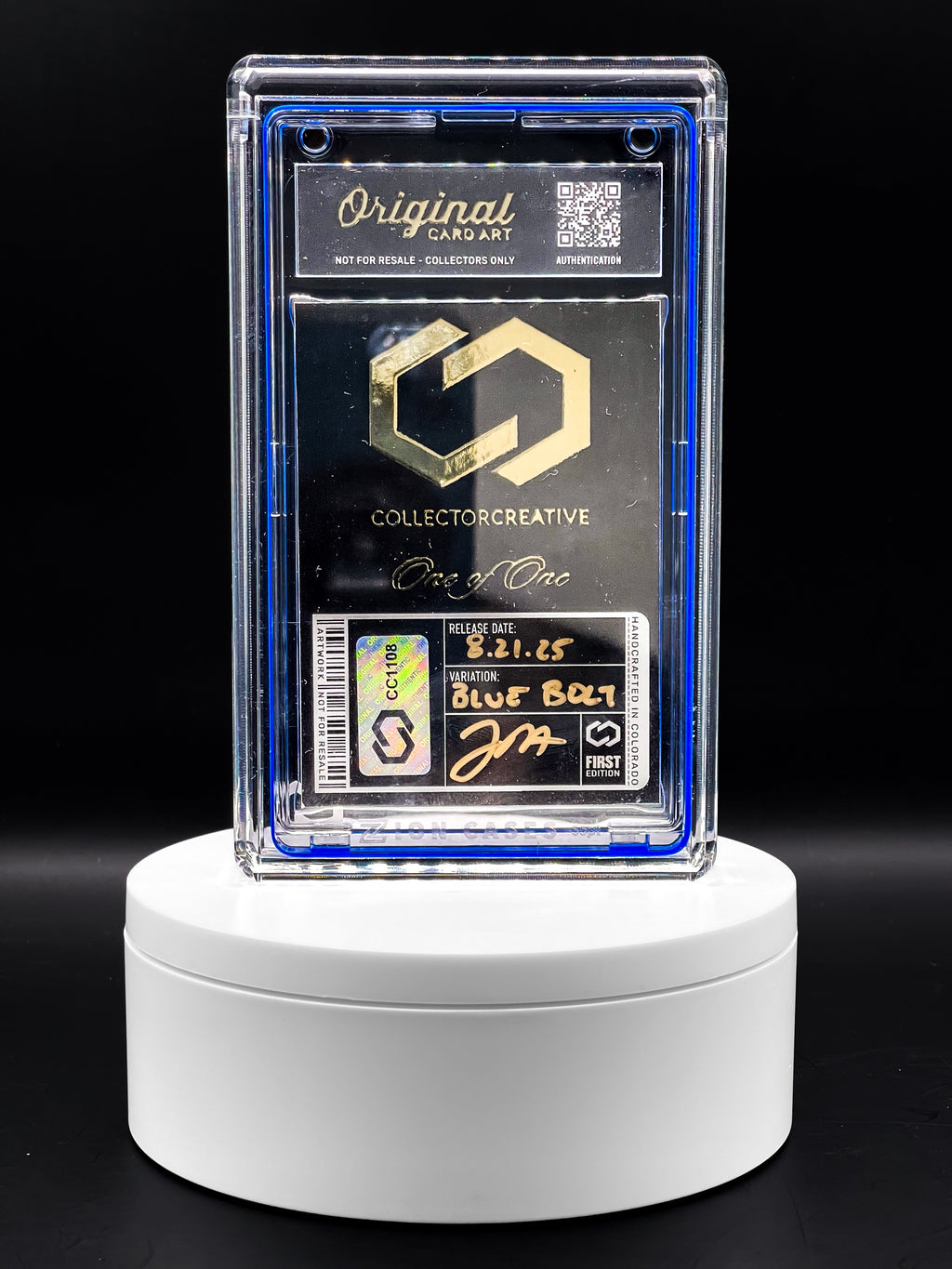 Collector Creative/Grails Collab - Duo: Captain Pikachu - Red and Blue Bolt Variant - Art Card Set