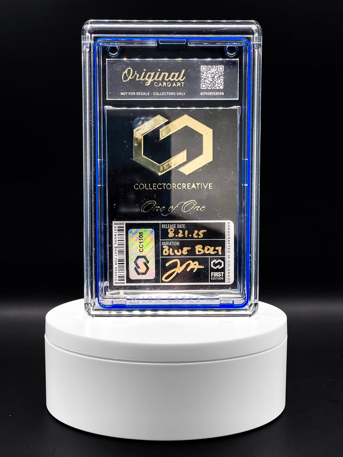 Collector Creative/Grails Collab - Duo: Captain Pikachu - Red and Blue Bolt Variant - Art Card Set
