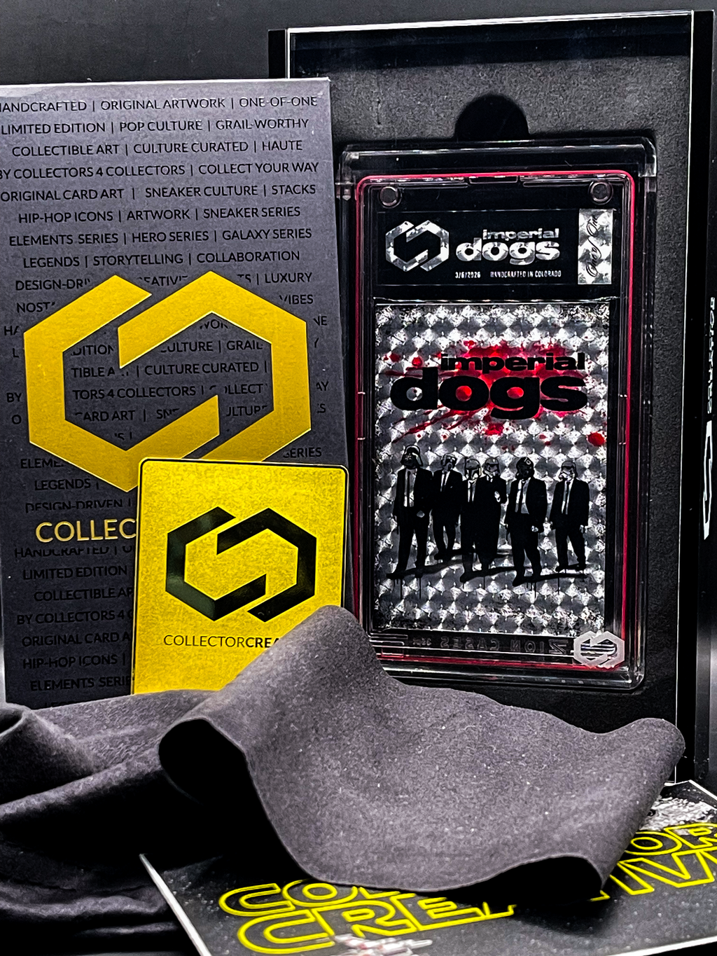 Collector Creative - Imperial Dogs - Silver Rarefoil Variant - Star Wars Stormtrooper/Reservoir Dogs  Homage Art Card 1/1