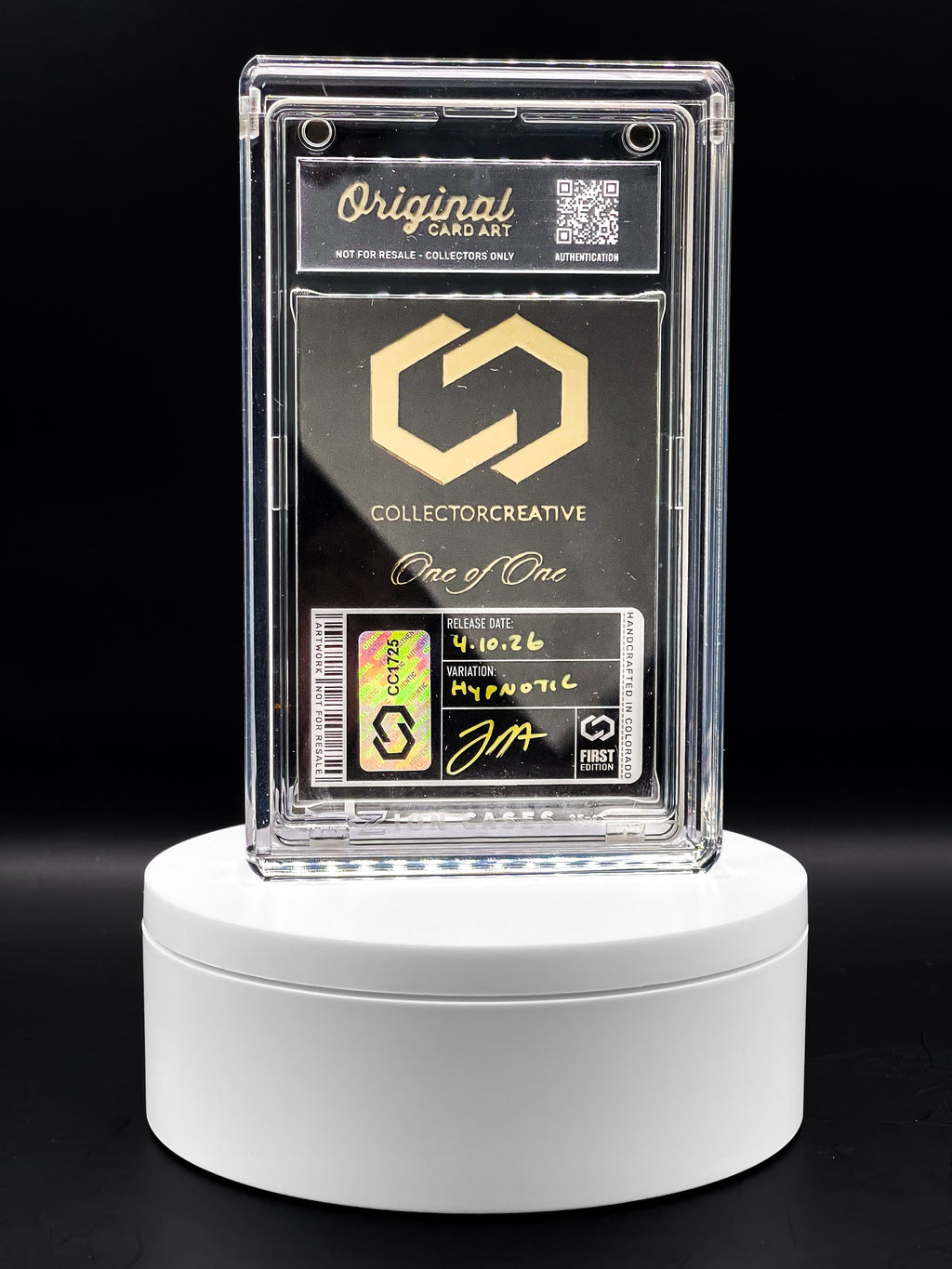 Collector Creative/Murray Henderson Collab - DC vs Marvel - Hypnotic Variant - DC and Marvel Superhero Homage Art Card