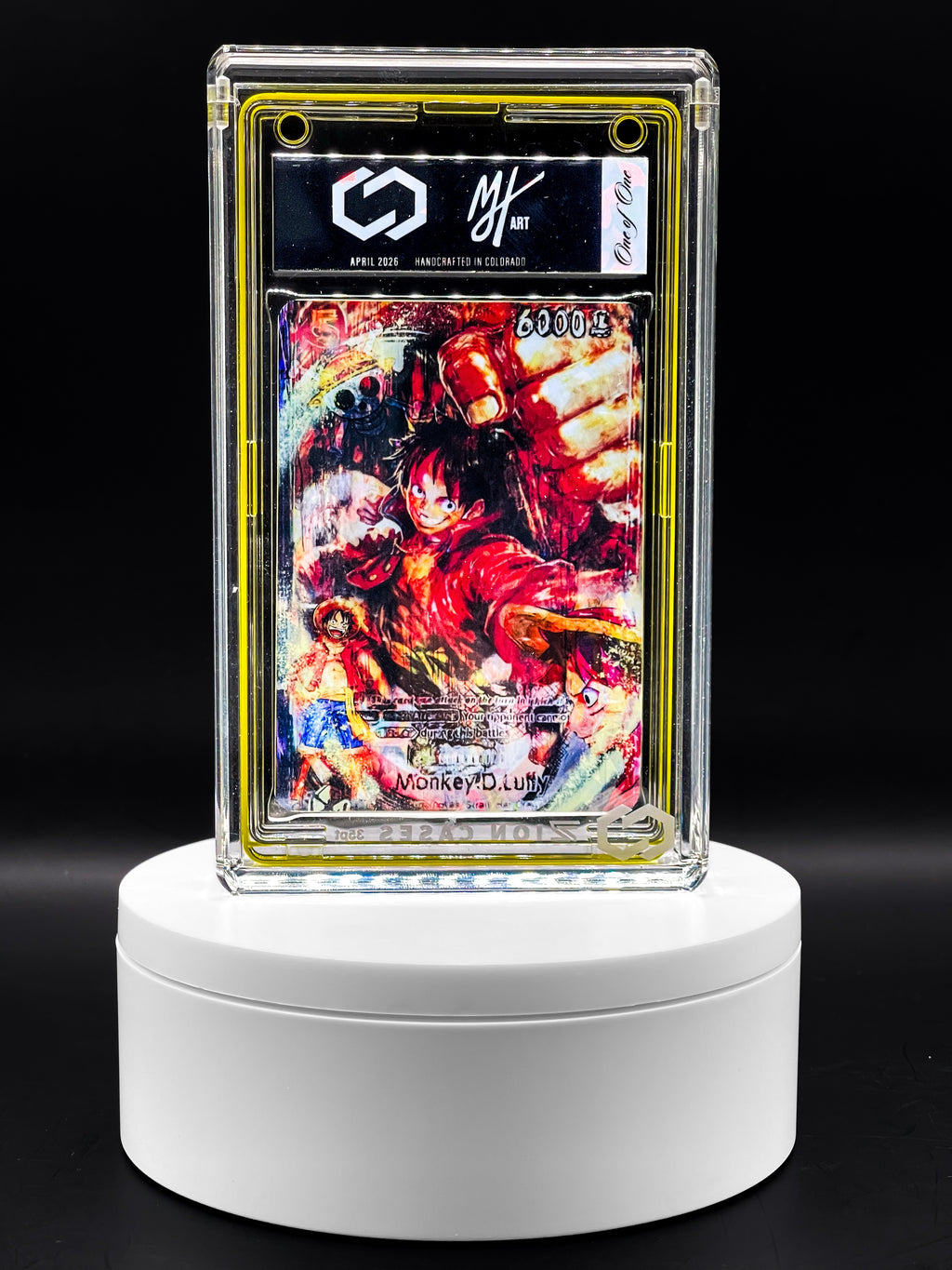 Collector Creative/Murray Henderson Collab - Monkey D. Luffy - Shatter Variant - One Piece Homage Art Card