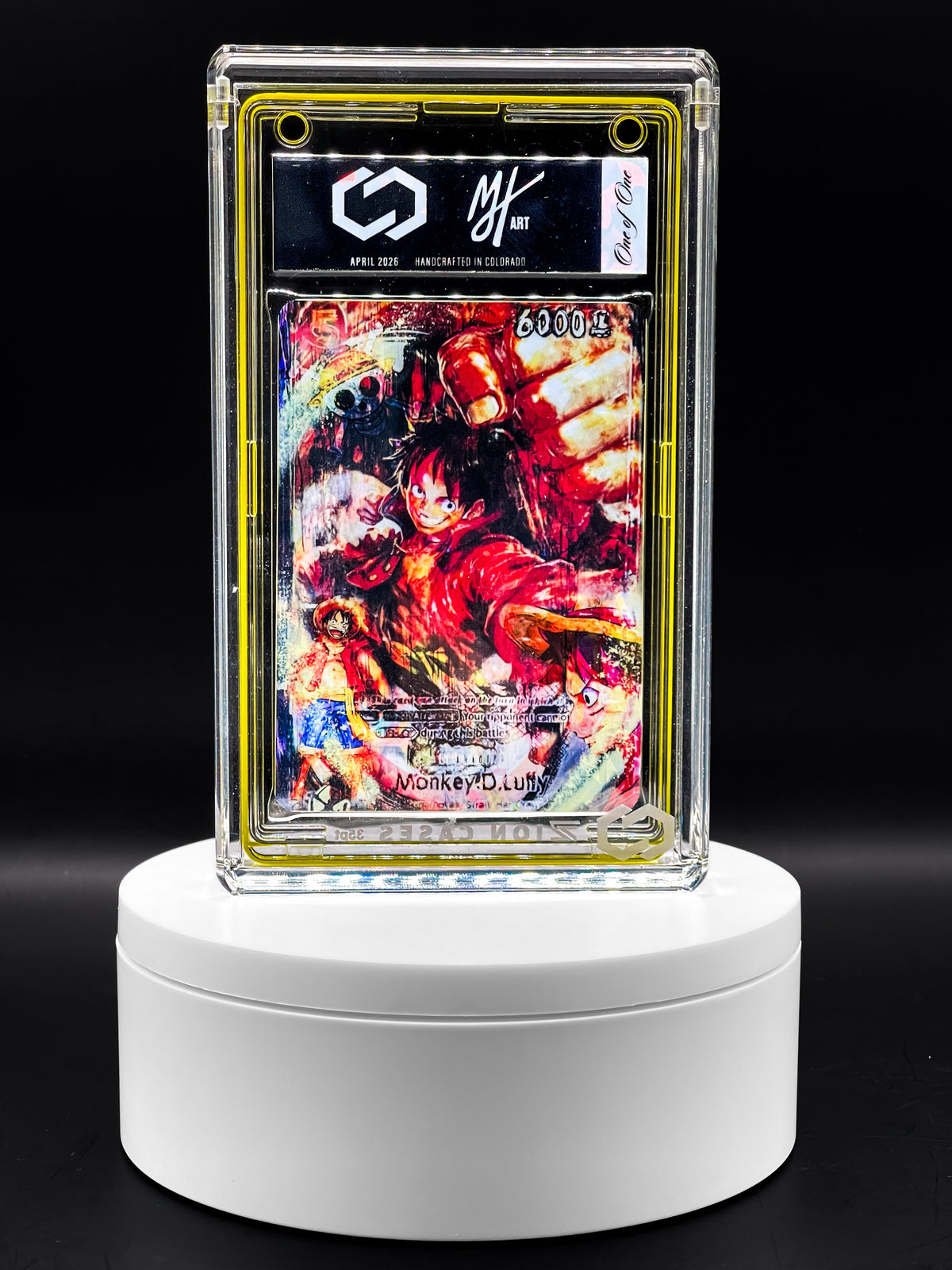 Collector Creative/Murray Henderson Collab - Monkey D. Luffy - Shatter Variant - One Piece Homage Art Card
