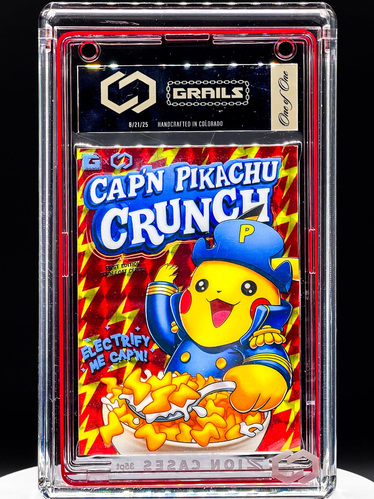 Collector Creative/Grails Collab - Duo: Captain Pikachu - Red and Blue Bolt Variant - Art Card Set