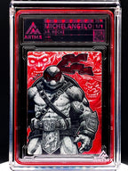 ArtMX x DR ROCKE - Michelangelo - Ruby ALPHA Variant - TMNT Homage - 1/1