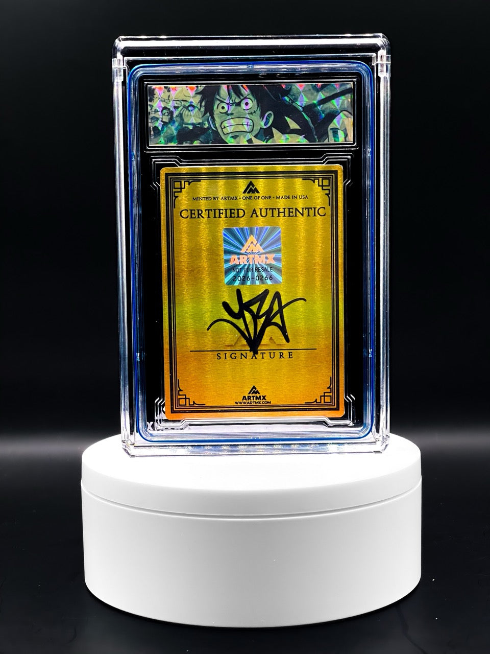 ArtMX x Yoann Bonneville - Luffy - Gold Diamond ALPHA Variant - One Piece Homage - 1/1