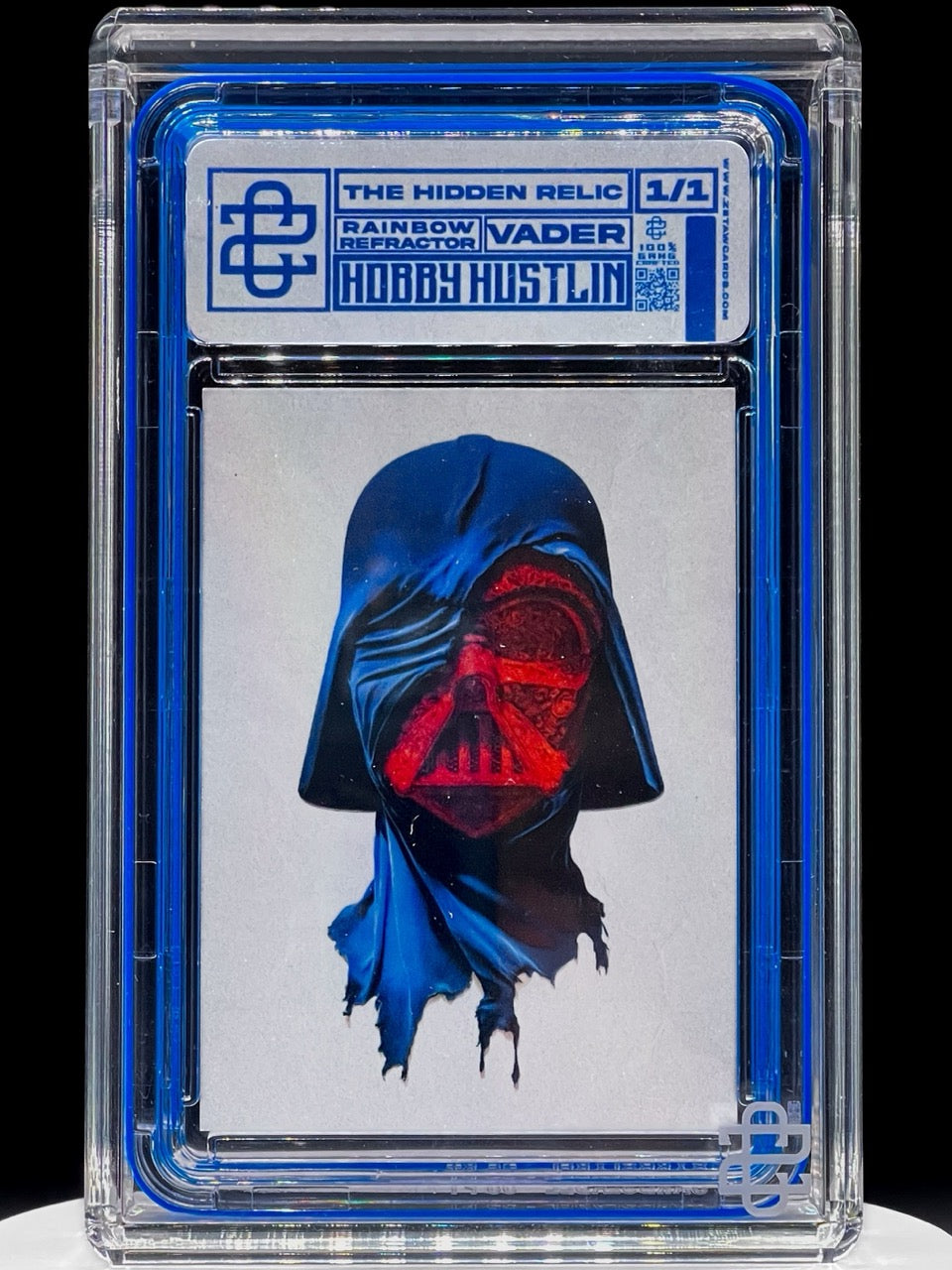 Zetaw - The Hidden Relic - VADER - 1/1 Rainbow Refractor Variant - Hobby Hustlin - Darth Vader Homage Art Card
