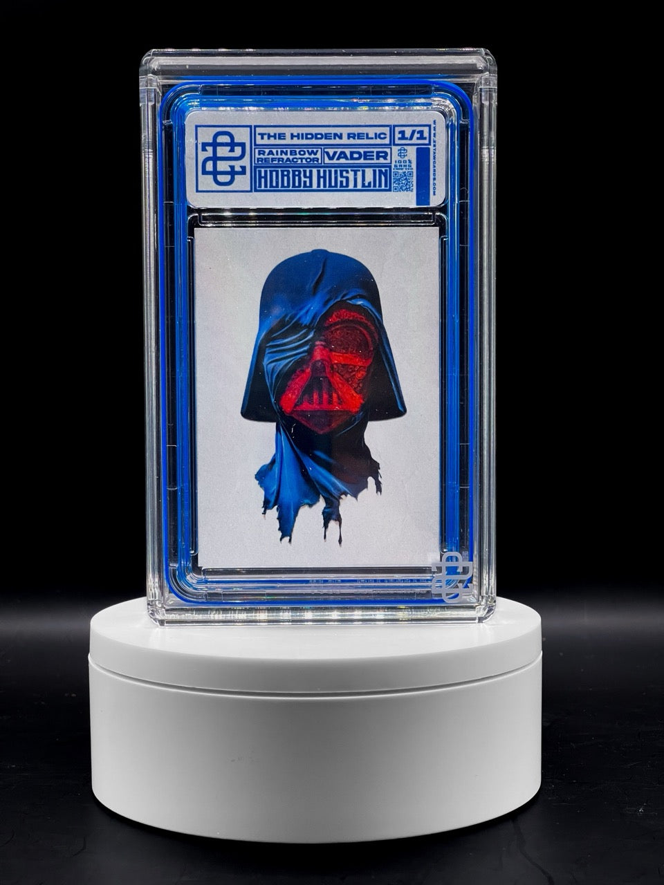 Zetaw - The Hidden Relic - VADER - 1/1 Rainbow Refractor Variant - Hobby Hustlin - Darth Vader Homage Art Card