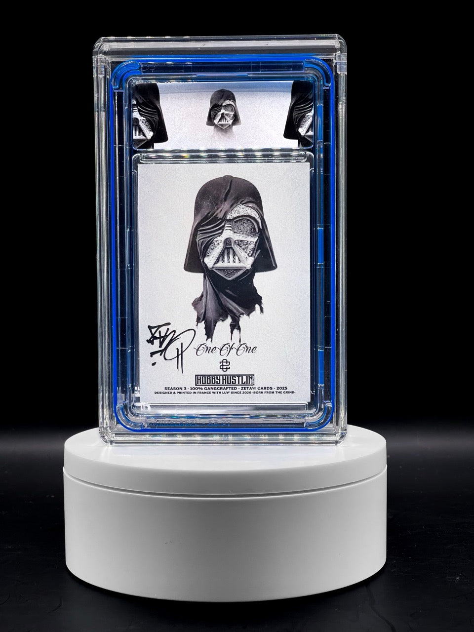 Zetaw - The Hidden Relic - VADER - 1/1 Rainbow Refractor Variant - Hobby Hustlin - Darth Vader Homage Art Card