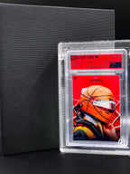 GRID LOCK - Ruby 5/5 Omega - Nothing but net - Lando Norris Art Card #AA-13