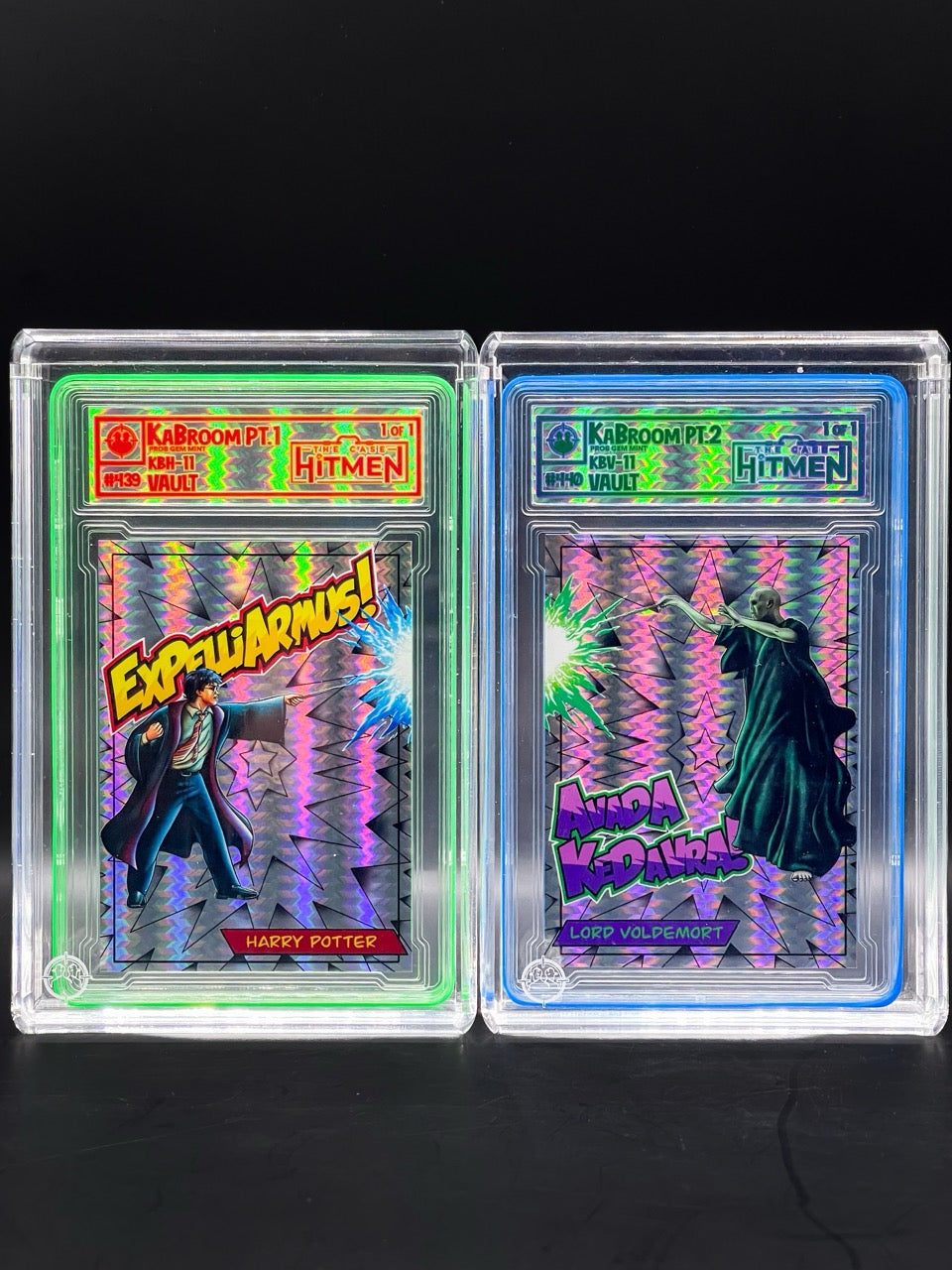 Case Hitmen - Kabroom PT1 & Kabroom PT2 Art Cards - Harry Potter/Voldemort