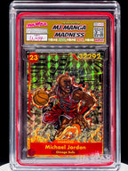 WaxPax - Art Card Duo - MJ Manga Madness - Cry Baby Faces- Ultra Rare Variants - Michael Jordan Homage