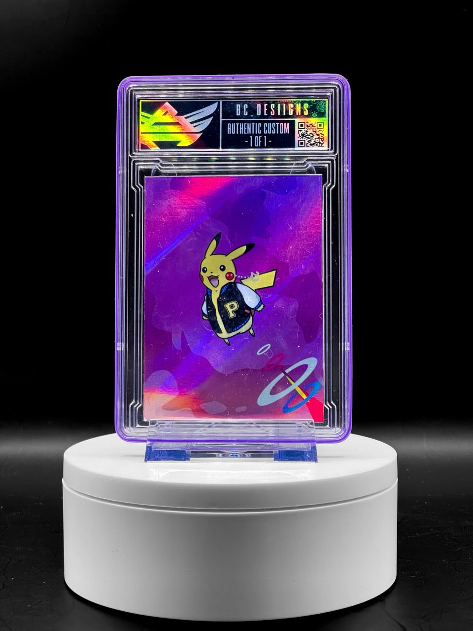 BC Designs - Graduation - Refractor 1/1 Variant - Kanye West Stronger Album/Pikachu Homage