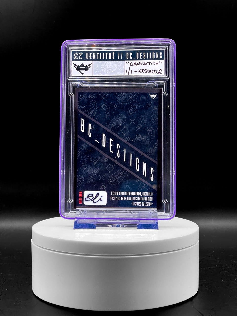 BC Designs - Graduation - Refractor 1/1 Variant - Kanye West Stronger Album/Pikachu Homage