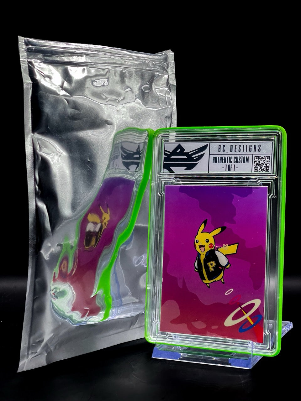 BC Designs - Graduation - Base 1/1 Variant - Kanye West Stronger Album/Pikachu Homage