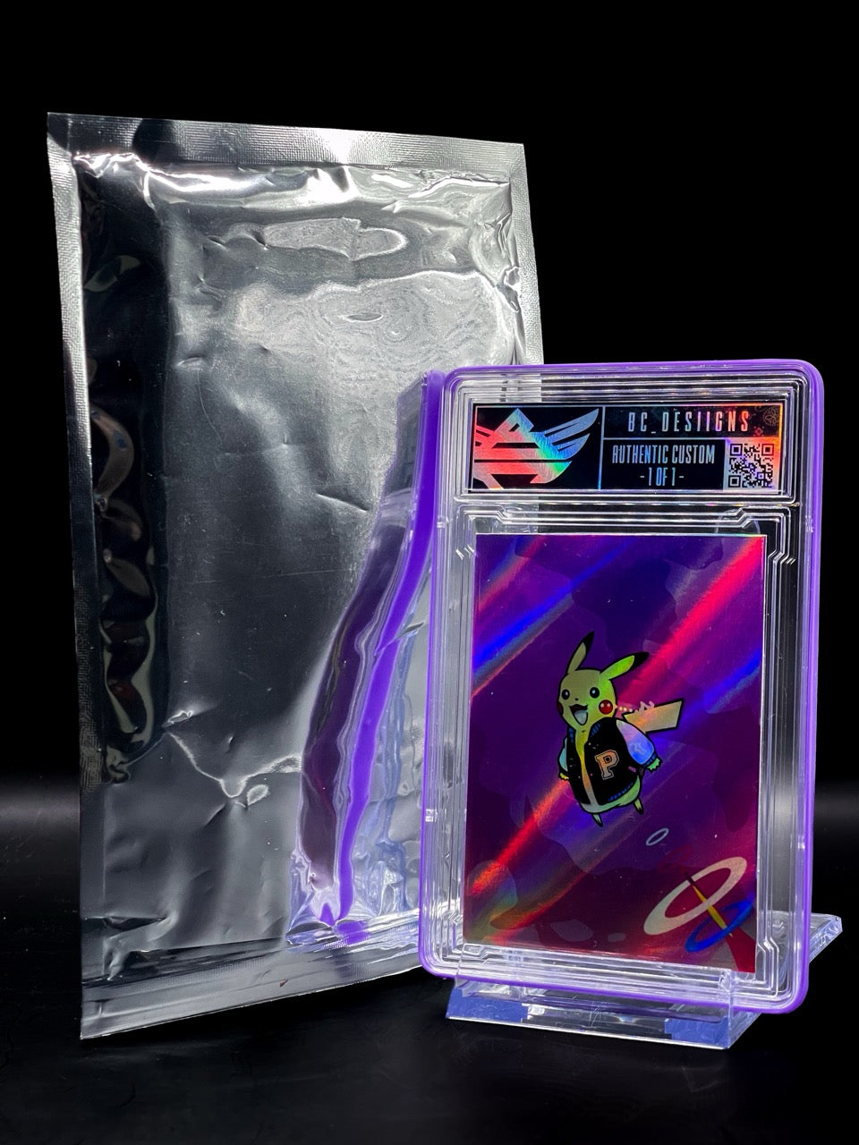 BC Designs - Graduation - Refractor 1/1 Variant - Kanye West Stronger Album/Pikachu Homage