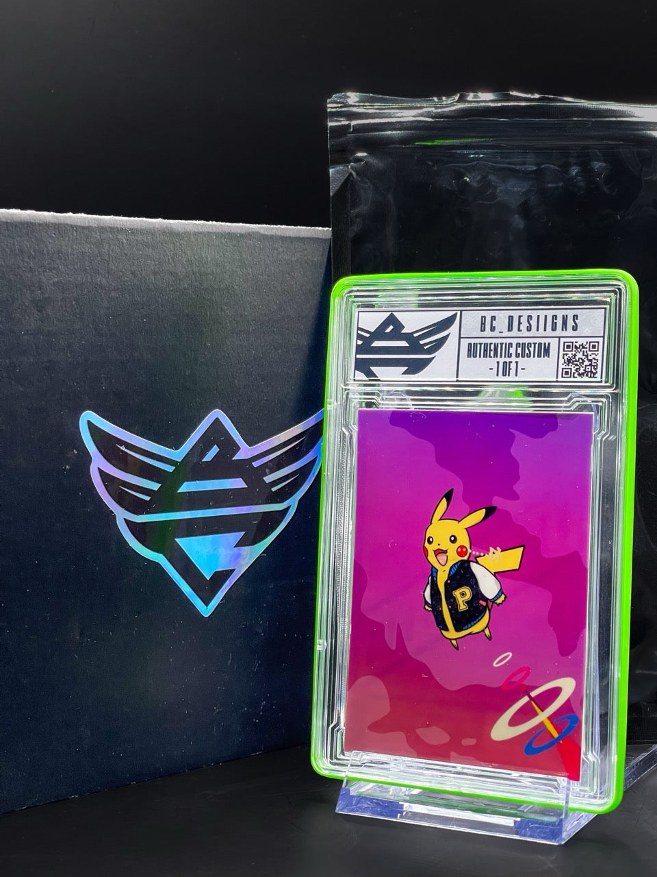 BC Designs - Graduation - Base 1/1 Variant - Kanye West Stronger Album/Pikachu Homage