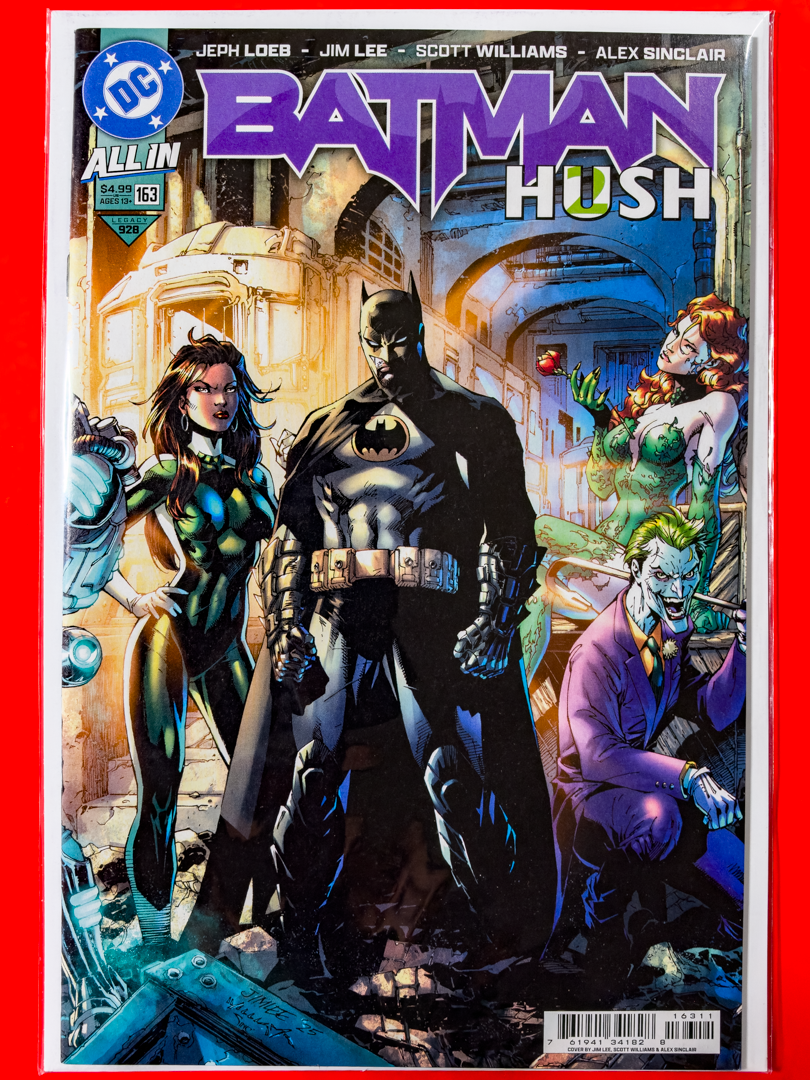 Batman: Hush #163 | Jim Lee & Scott Wiliams & Alex Sinclair Trade Cover
