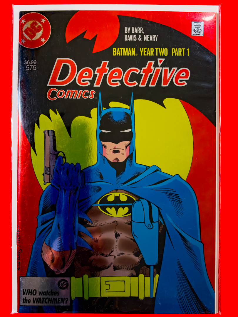 Detective Comics 575 #1 | Alan Davis Foil Facsimile Cover
